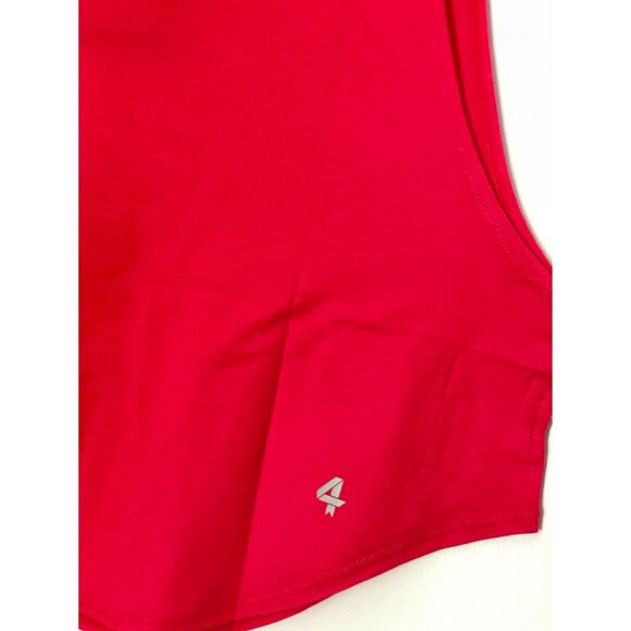4 Fourlaps Curved Athletic Tank Top Crimson Women's Size Small Gym Training NEW - Picture 5 of 13